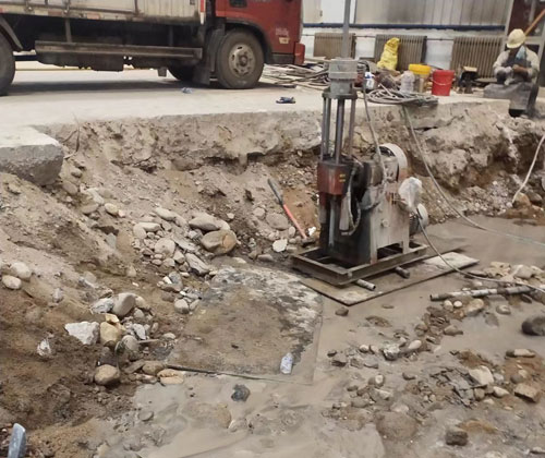 金阳公路下沉压浆